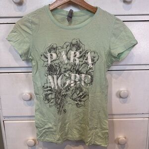 Paramore Merch Green Graphic Tee